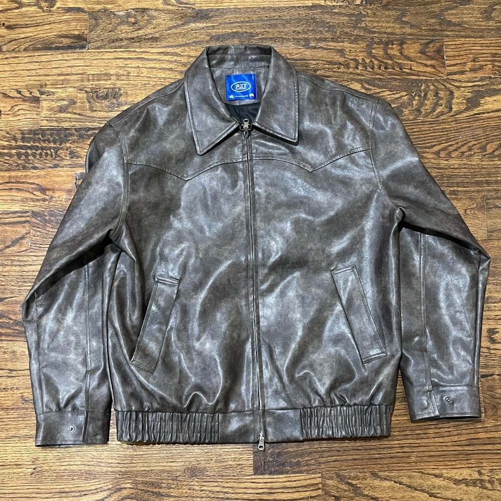 Men's Brown Leather Jacket